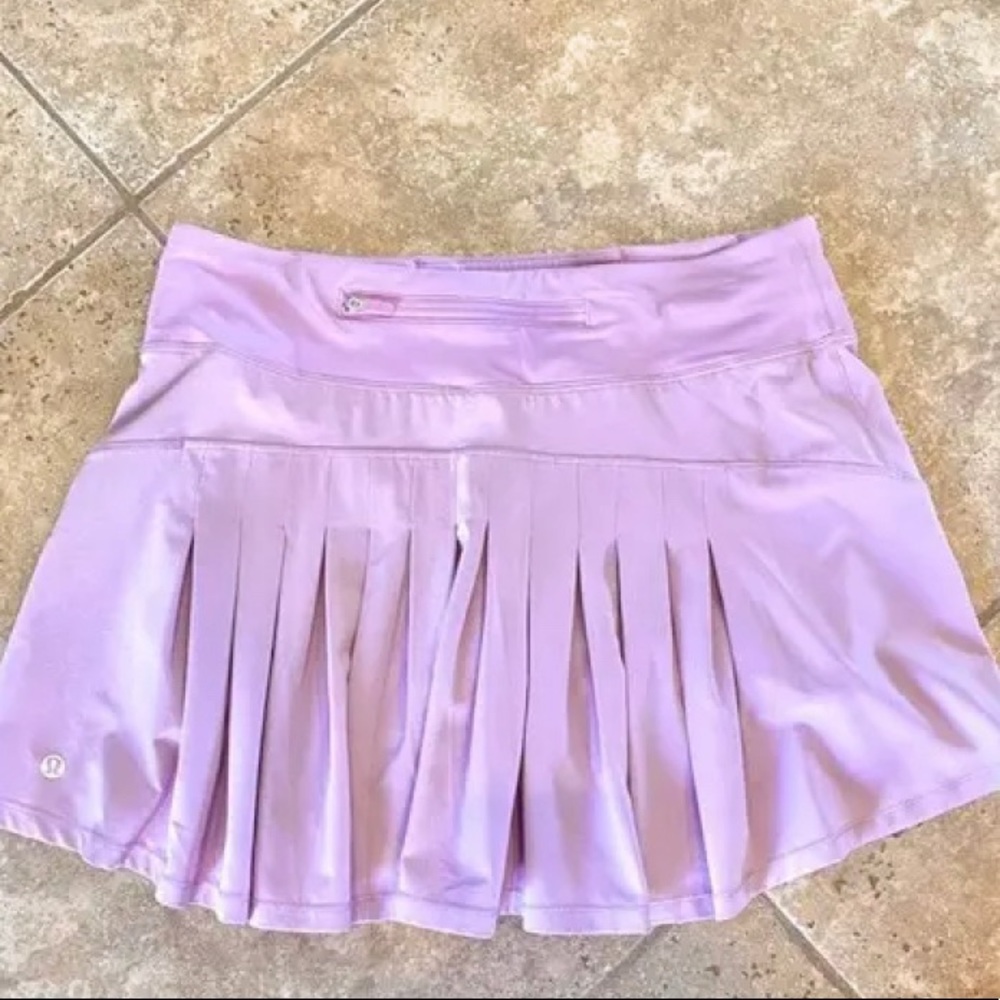 Lululemon circuit breaker skirt lilac quartz